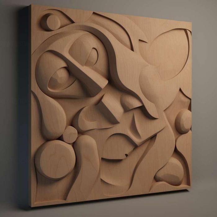 نموذج ثلاثي الأبعاد لآلة CNC 3D Art 